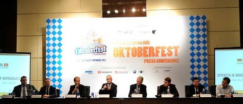 Họp báo giới thiệu lễ hội bia Đức Oktoberfest tại khách sạn JW Marriott Hà Nội